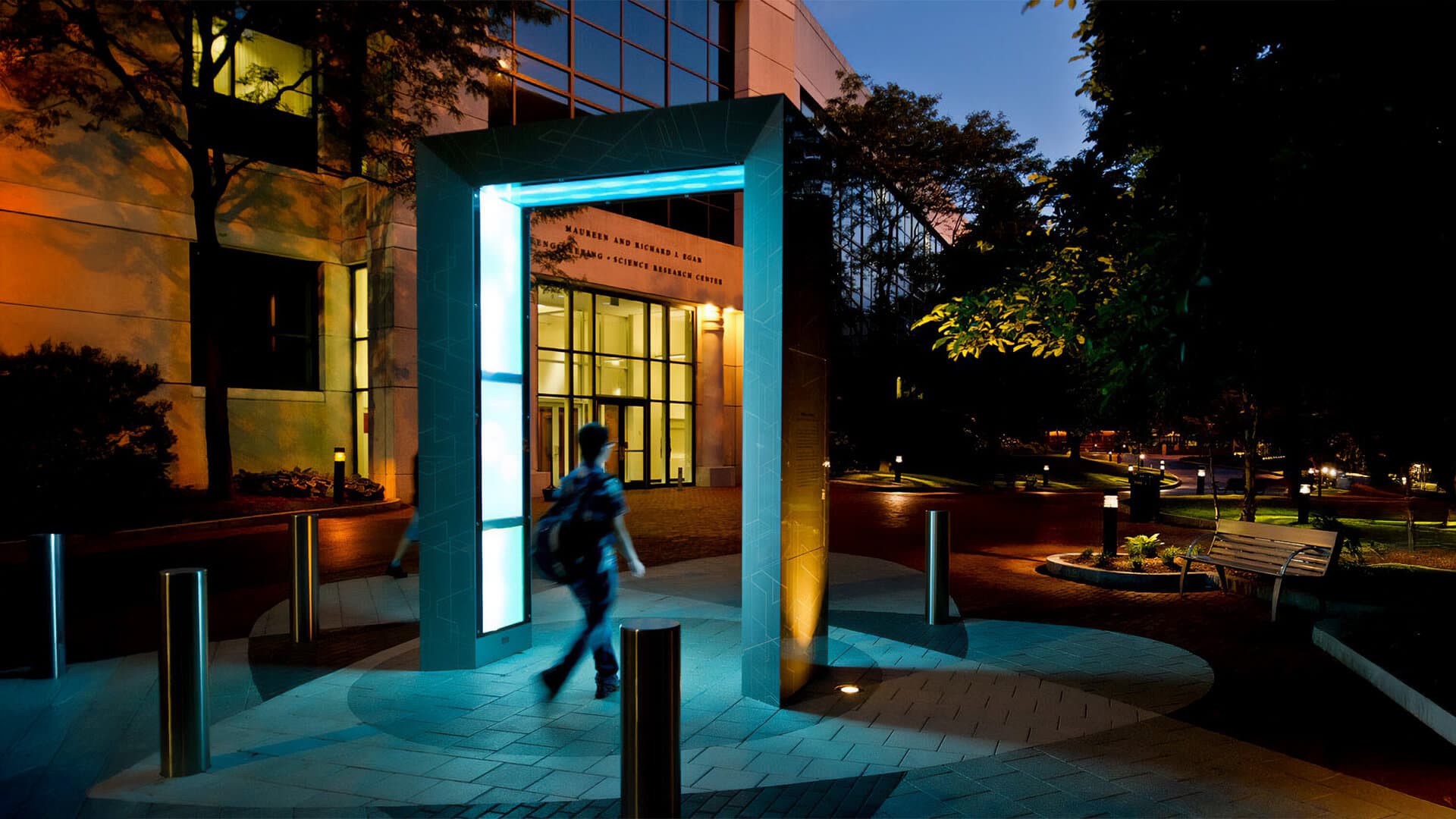 Bernard M. Gordon Tribute to Engineering Leadership Archway